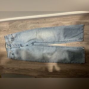 Levi ribcage straight jeans